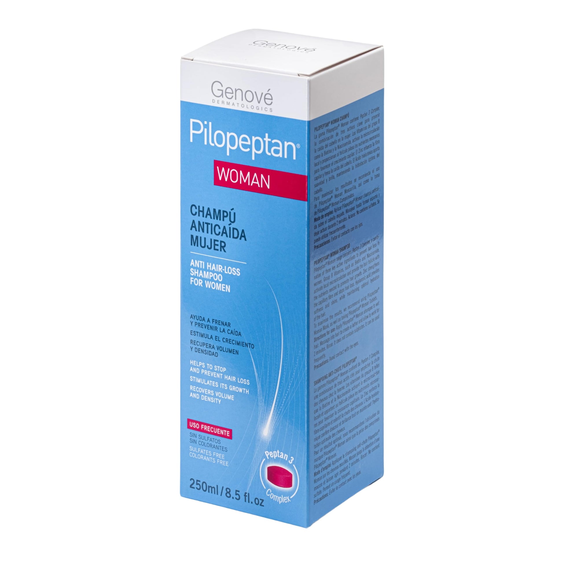 Genové Pilopeptan Woman Champú anticaída 250ml