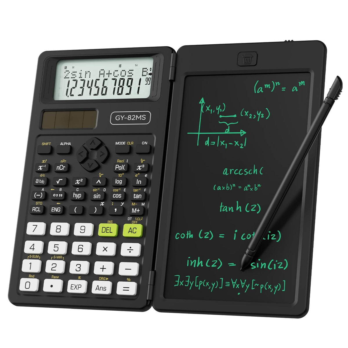 Calculadora Científica NEWYES Gris y Negro 240 Funciones