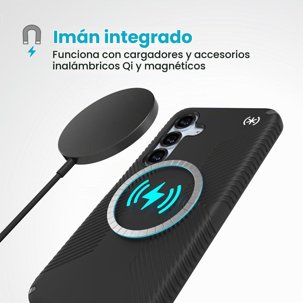 Funda para Samsung Galaxy S25 Speck Magnética con Protección Contra Caídas de 13 Pies y Empuñaduras Antideslizantes