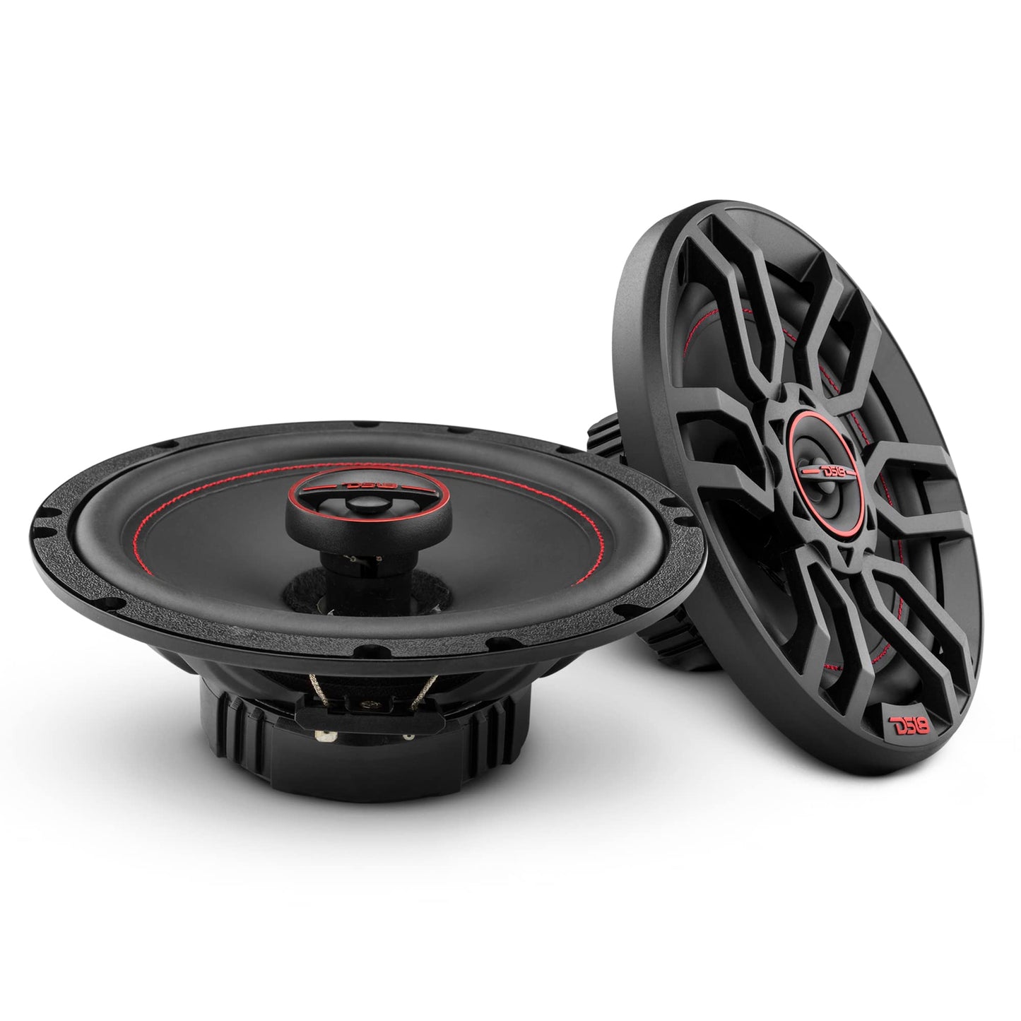 DS18 Dos TWETEERS DE CÚPULA Mylar Gen-X6.5 Altavoz coaxial - 6.5", 3 vías, 165W MAX, 50W RMS, Cono de Papel Negro, 4 ohmios, claridad inigualable por Otros Altavoces