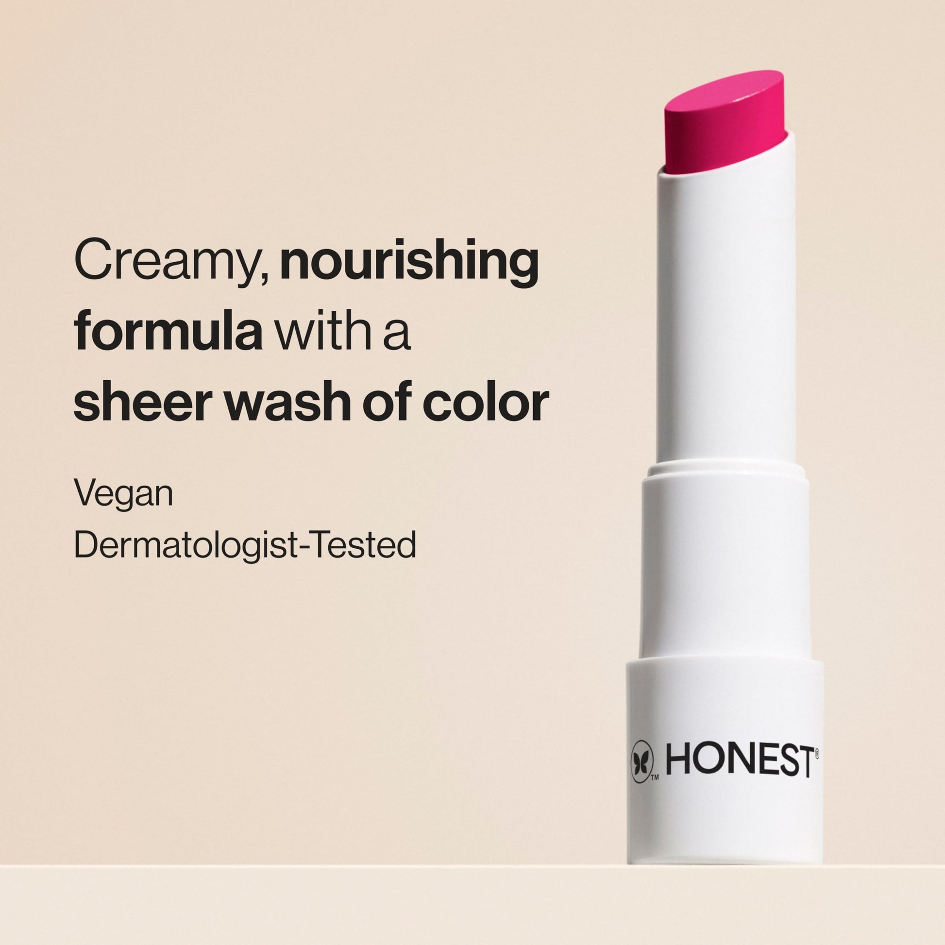 Honest Tinted Lip Balm - Dragon Fruit Women Lip Balm 0.14 oz