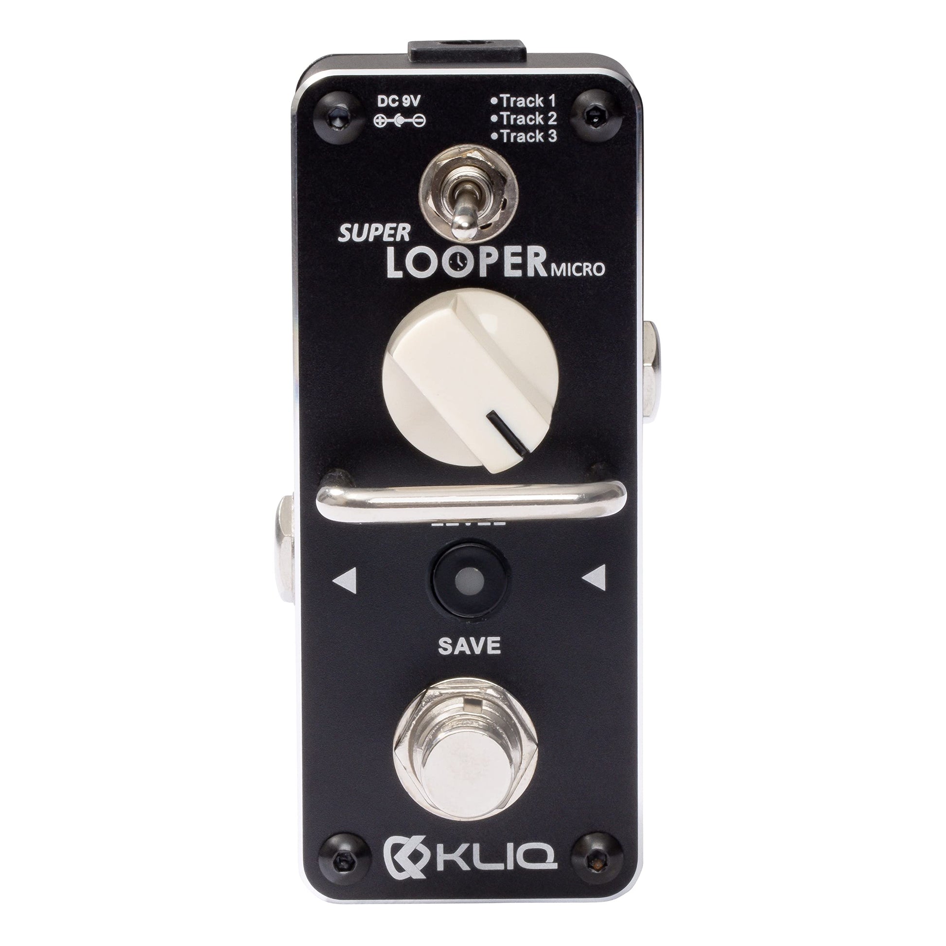 KLIQ Super-Looper - Pedal de efecto micro Looper para guitarra y bajo