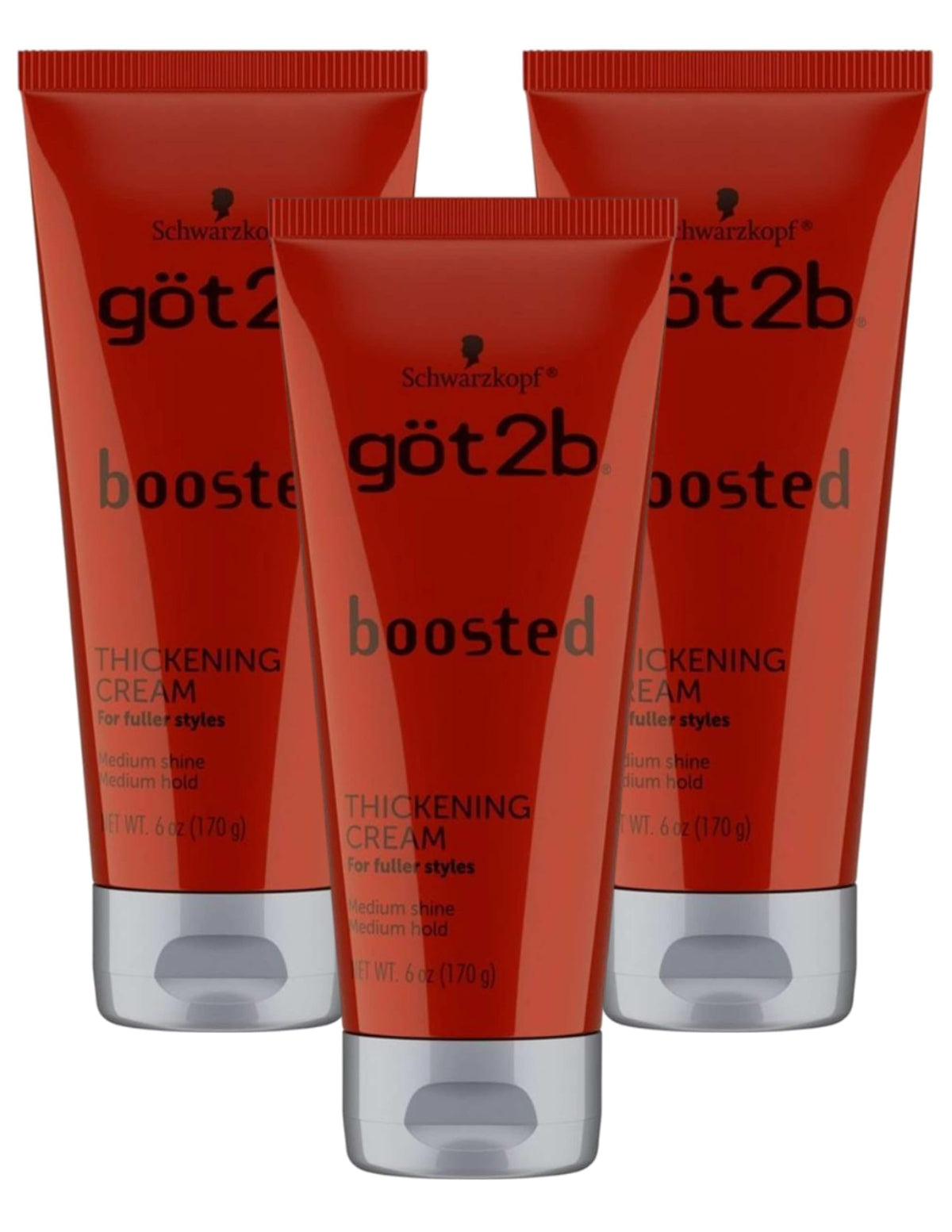 Got 2B Crema engrosante mejorada 6 onzas (paquete de 3)