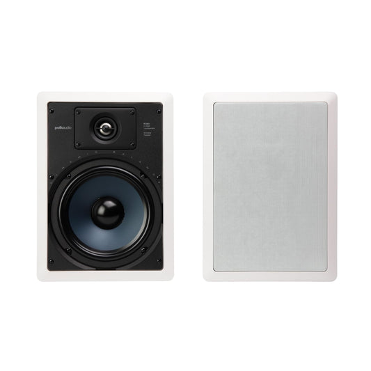 Polk Audio RC55i Bocinas de 2 vías empotrables en Techo/Pared (par, Blanco), Blanco, 20,32cm