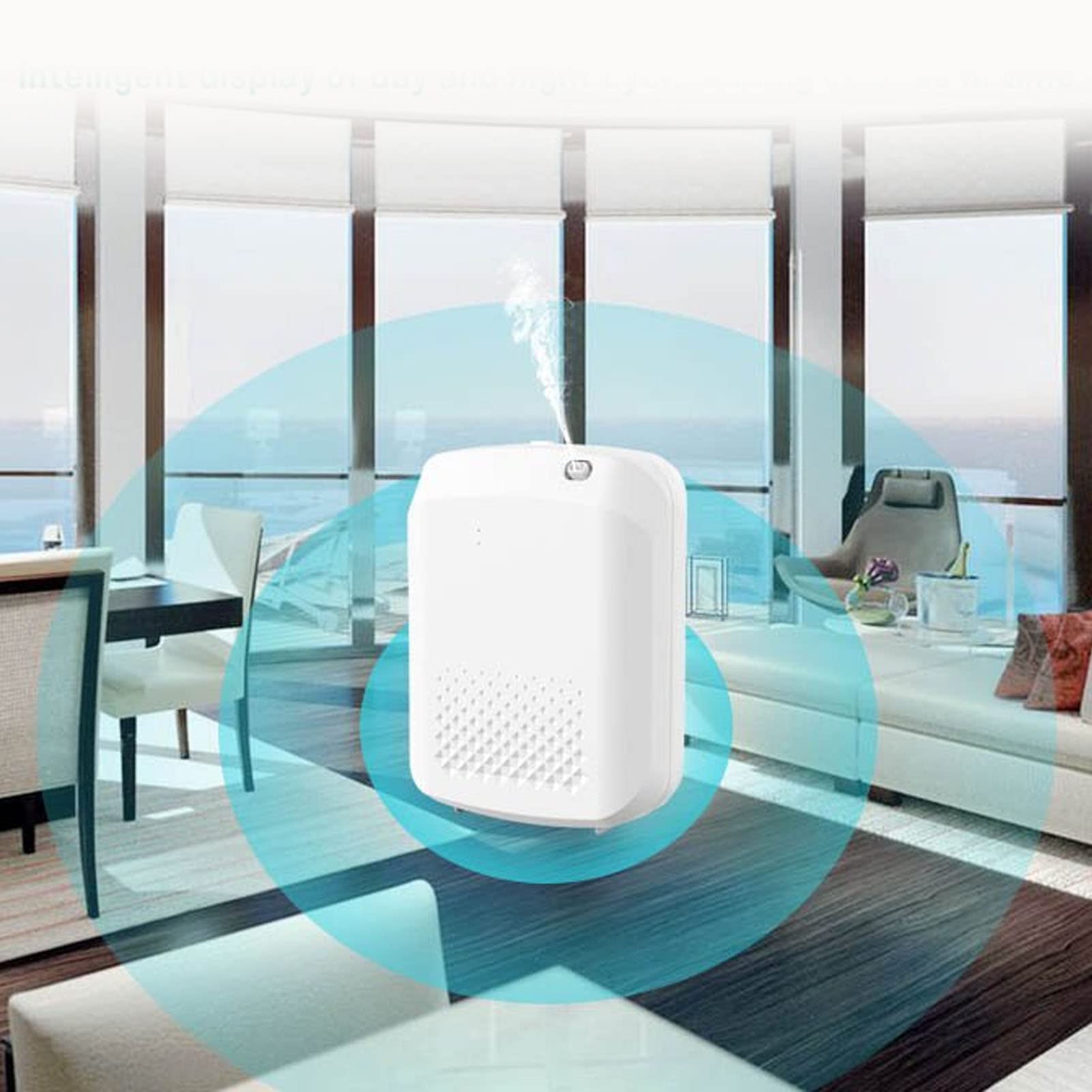 Difusor De Aire Con Bluetooth, Difusores Profesionales De Aceites Esenciales Sin Agua De Difusión De Fragancias Por Nebulización Con Botella De 400ml Para Casa Hotel (Enchufe de