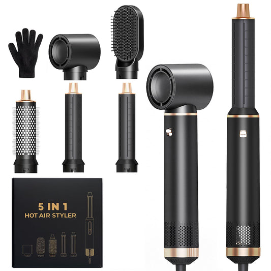 Cepillo Moldeador AVENHO 5 en 1 Multifuncional Tecnología De Calor e Iones Negativos para Mujer