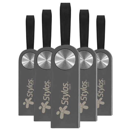 Kit de 5 Memorias USB Flash Drive De 16GB Stylos Modelo (STMUS316B) Correa Integrada Nuevo Modelo Soporta USB 2.0 Compatible con USB 2.0/Hot Plug&Play CÓMPUTO Y PAPELERÍA.