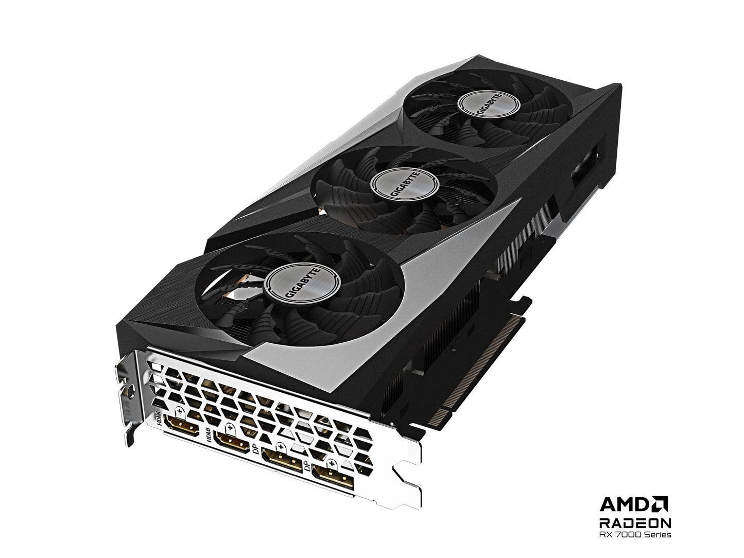 GIGABYTE GV-R76GAMING OC-8GD Radeon RX 7600 Gaming OC 8G Tarjeta gráfica, 3 Ventiladores WINDFORCE 8GB 128 bits GDDR6, Tarjeta de Video
