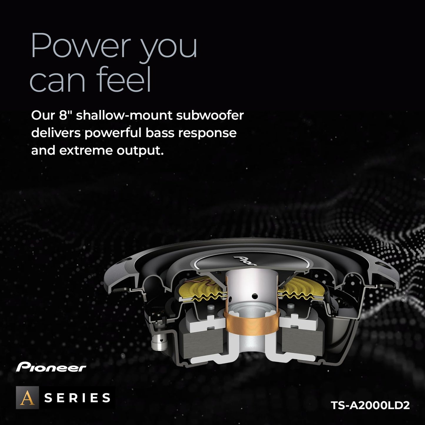 PIONEER SubWOOFER Slim 700W 2 Ohm 20.32 cm