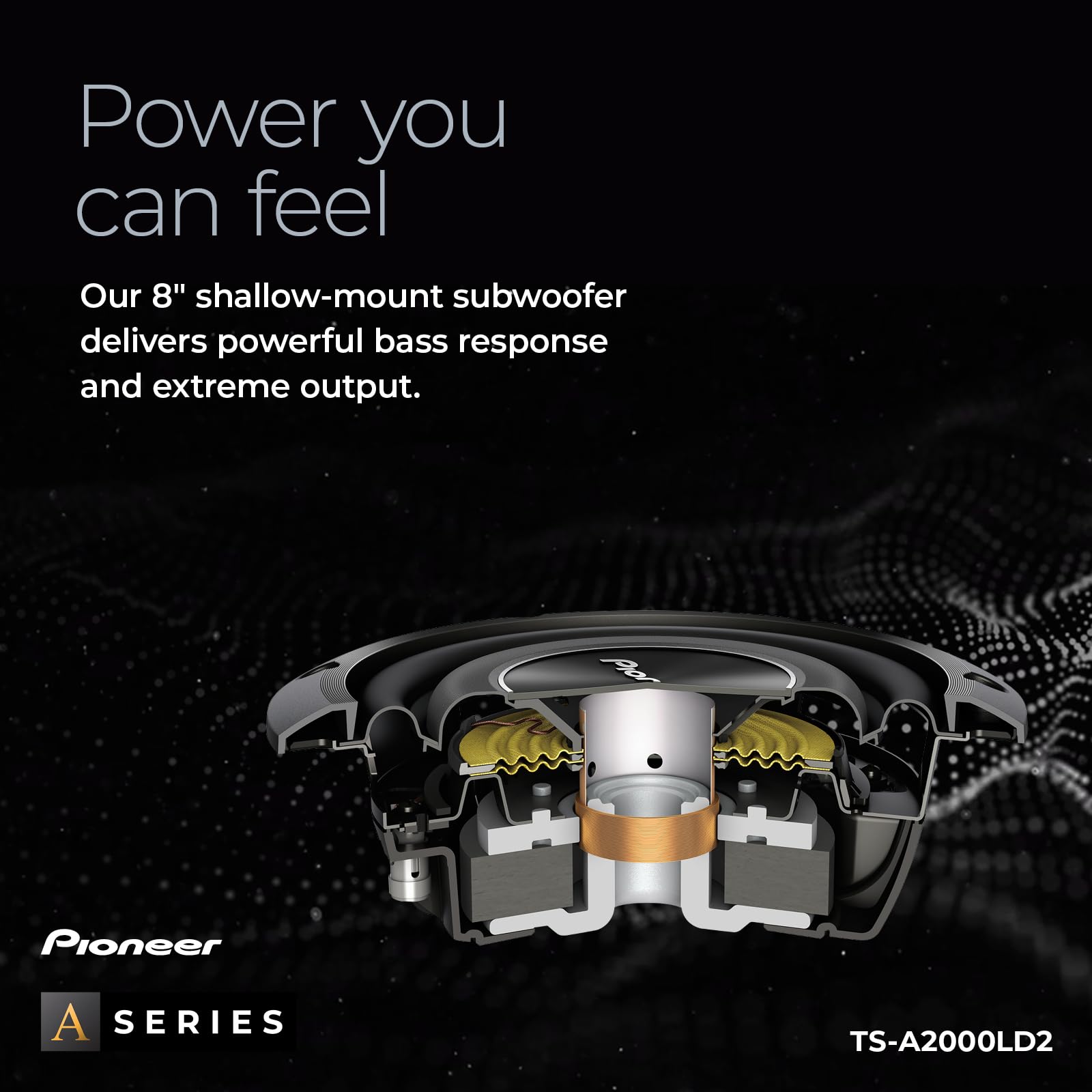 PIONEER SubWOOFER Slim 700W 2 Ohm 20.32 cm