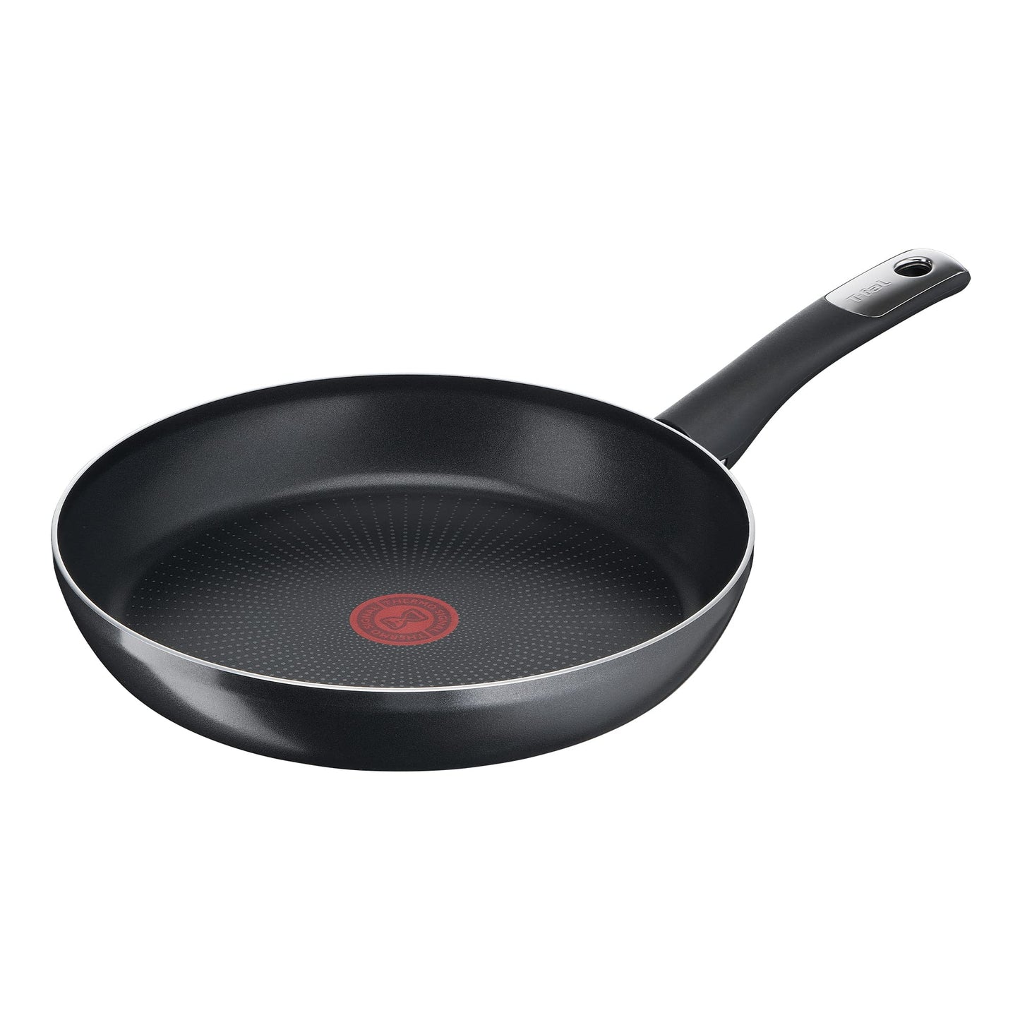 Sartén T-fal Negro Hard Titanium Plus Antiadherente con Termo Señal