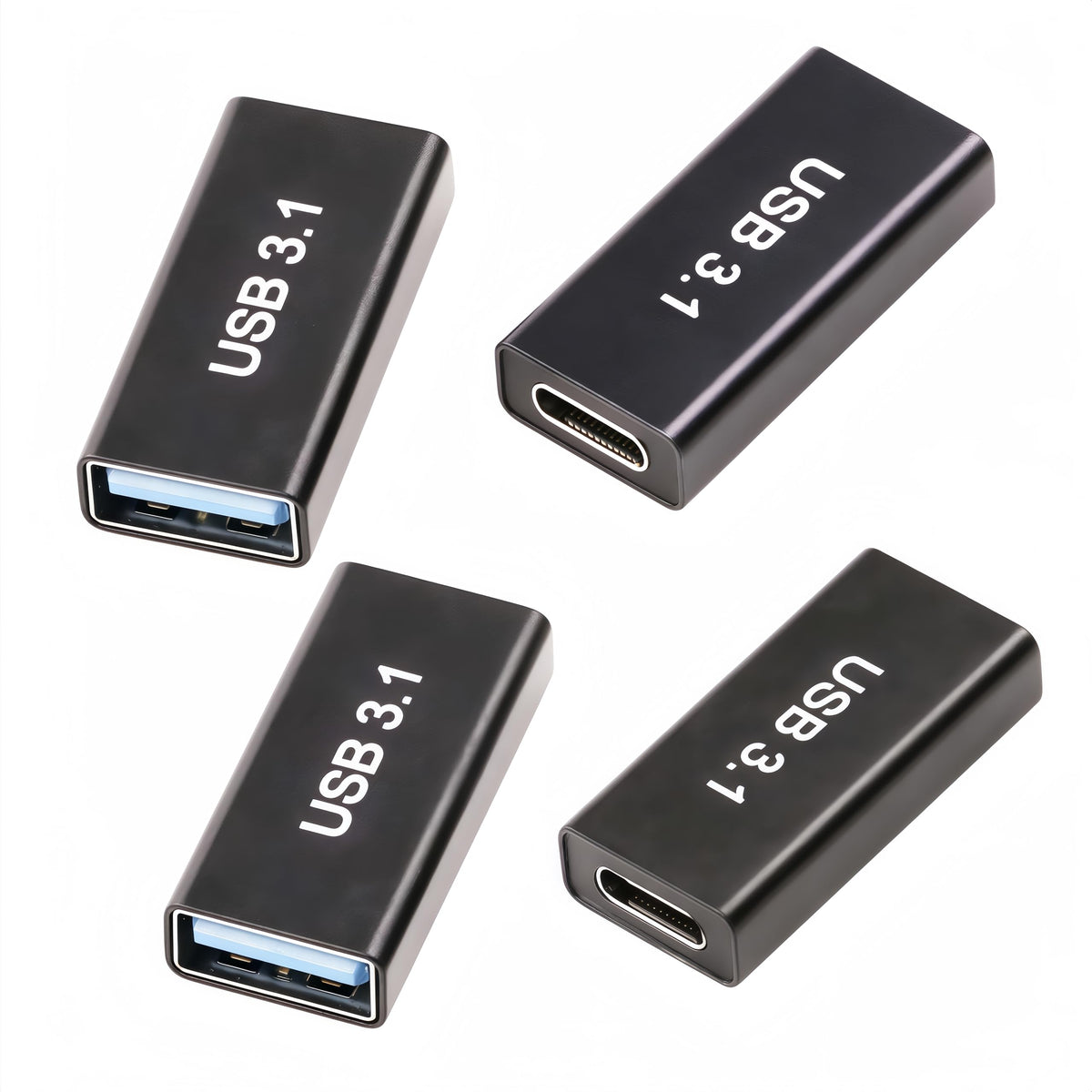Adaptadores USB Hembra a USB C Pastall Juego de 4 Actualizados
