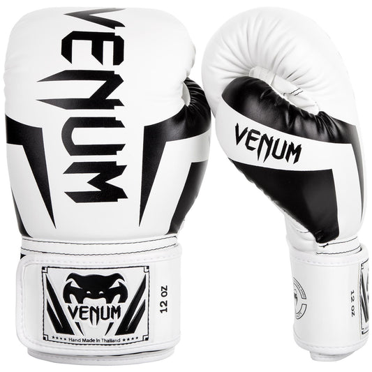 Guantes de Boxeo Venum Elite Blanco Negro