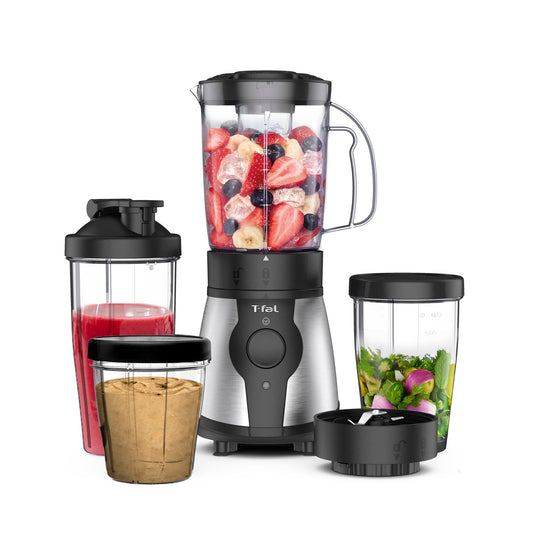 Mini Procesador de Alimentos T-fal Negro con Funciones Múltiples de 750 ml
