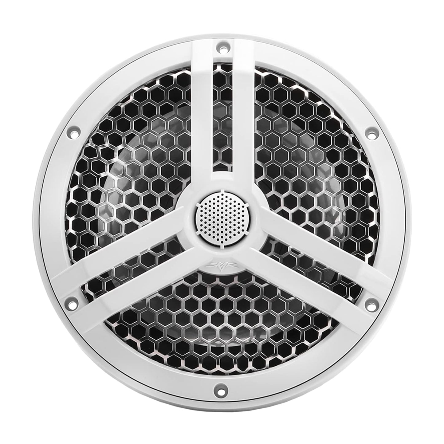 Skar Audio SK8M - Altavoces coaxiales de Rango Completo de 20,3 cm, 20,3 cm, Color Blanco
