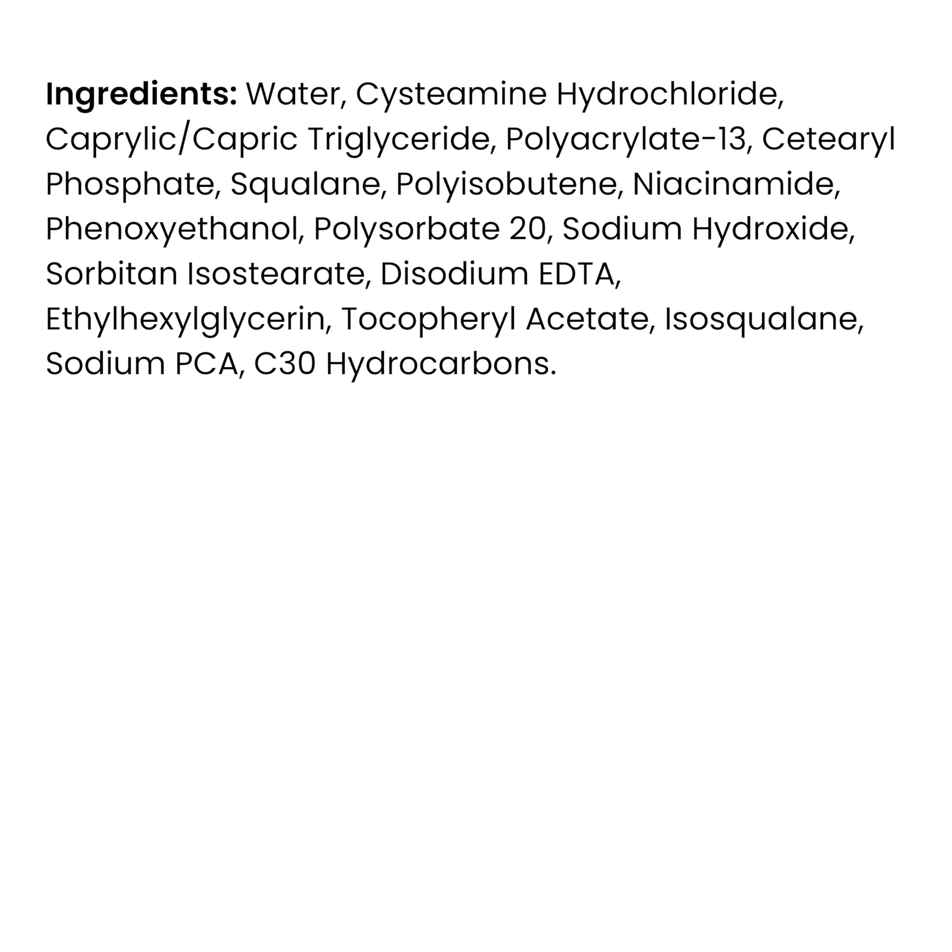 Urban Skin Rx- Crema aclarante HyperCorrect | 5% de cisteamina y 1% de niacinamida | Para cicatrices y tono de piel desigual, 1,7 fl.