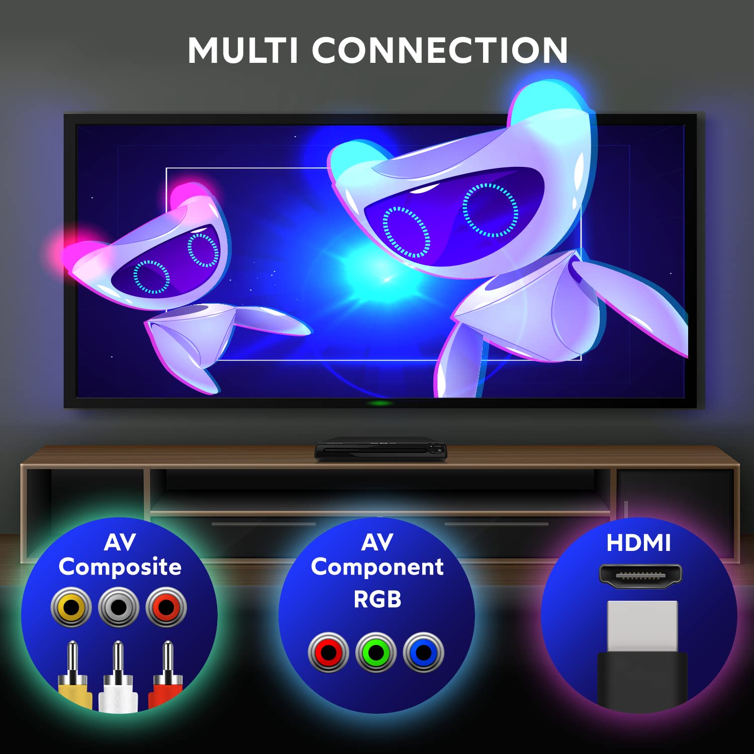 Craig CVD401A Reproductor de DVD HDMI Compacto con Control Remoto en Negro | Compatible con DVD-R/DVD-RW/JPEG/CD-R/CD-R/CD-R/CD, escaneo Progresivo, conversión Ascendente a 1080p |