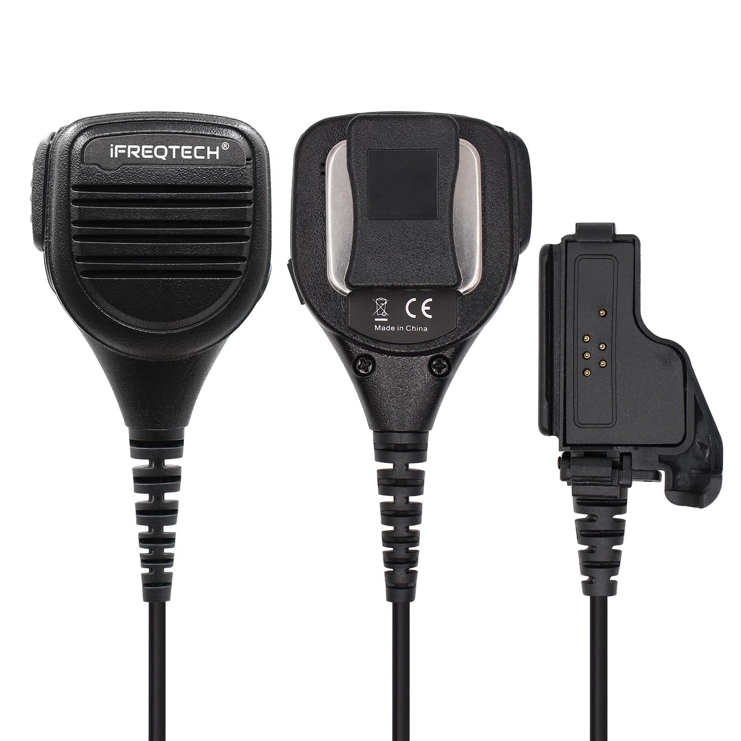 IFREQTECH PMMN4051 PMMN4051B - Micrófono de altavoz remoto con conector de audio de 3,5 mm compatible con radio XTS1500 XTS2500 XTS3000 XTS5000 MTX1000 GP900 GP900 HT1000