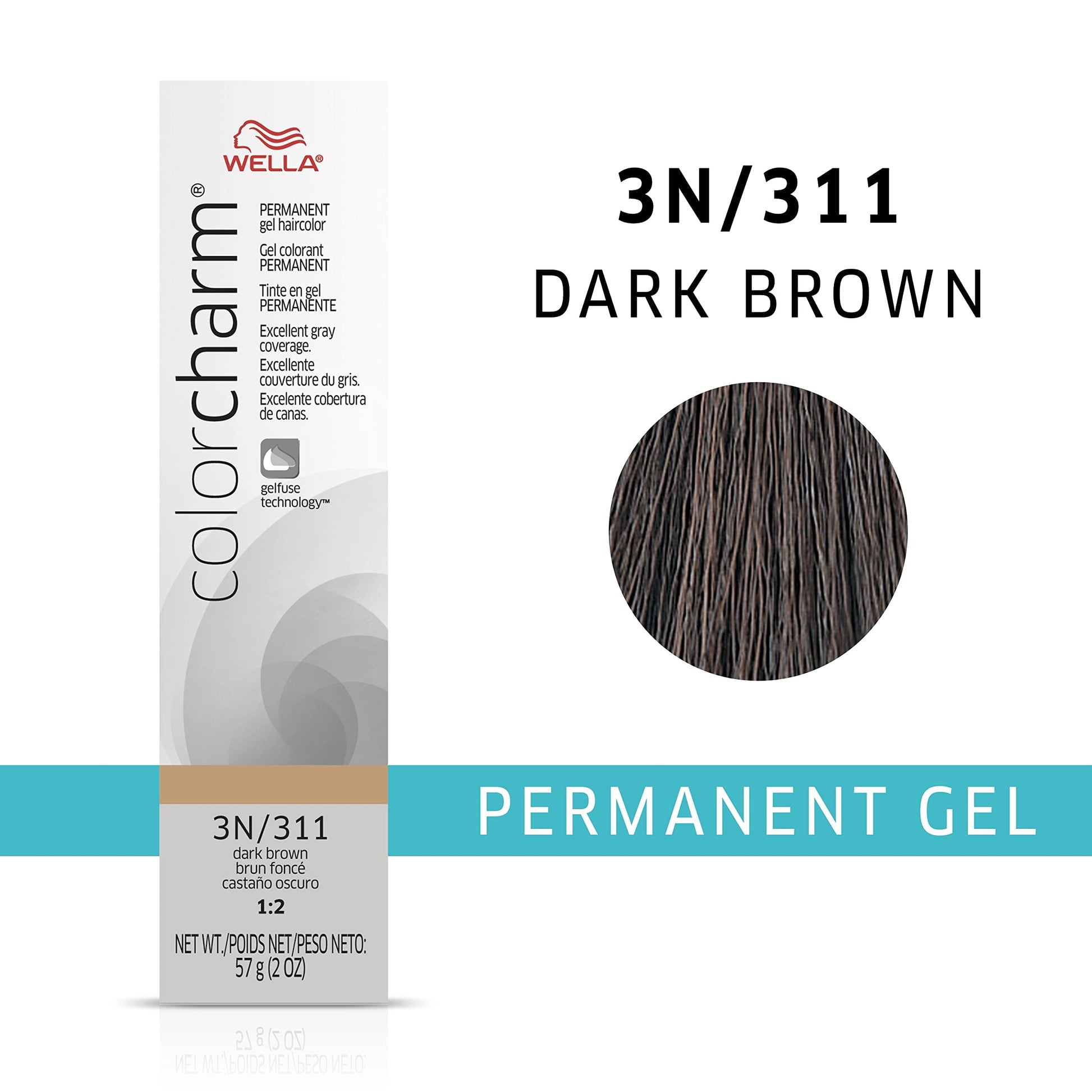 Gel Color Charm Wella Marrón Oscuro 311/3N