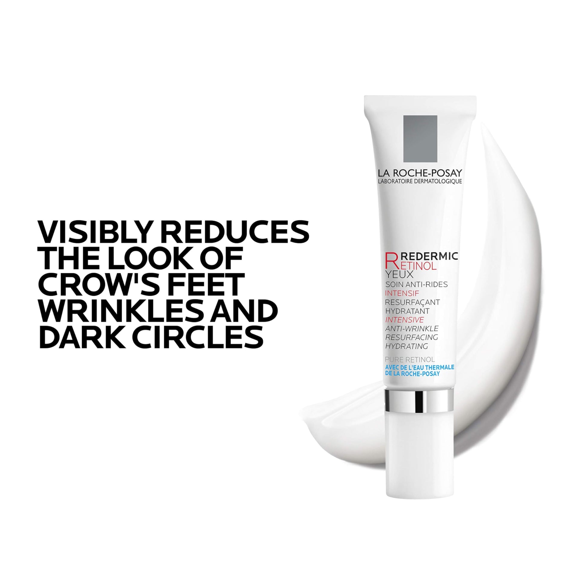 Crema para Contorno de Ojos Reafirmante Antiarrugas La Roche Posay Redermic R Ojos 15ml