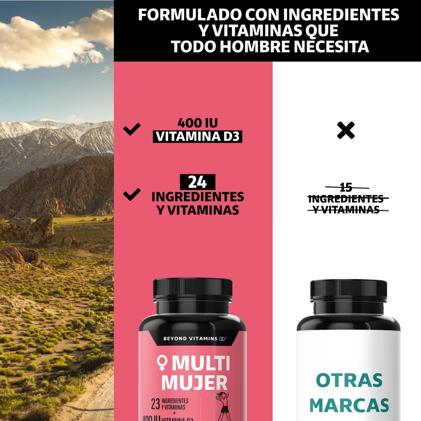 Suplemento Multivitamínico para Mujer con Vitamina D3, E y Biotina en Cápsulas शाध्यक्षपूर्वींpliepro