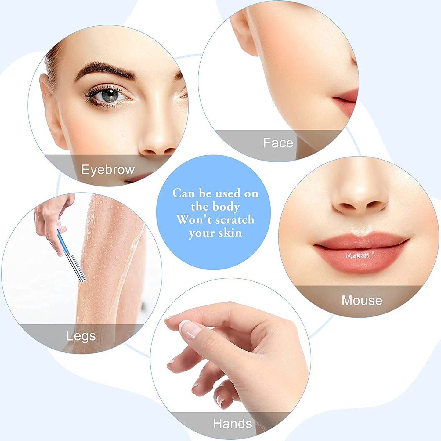 Maquinilla de afeitar facial para mujeres para depilación – Herramienta Dermaplaning Peazón, Peluchas de melocotón, removedor de pelo fino, afeitadoras de cejas y afeitadoras faciales Dermaplane para mujeres exfoliantes para pieles sensibles esenciales de