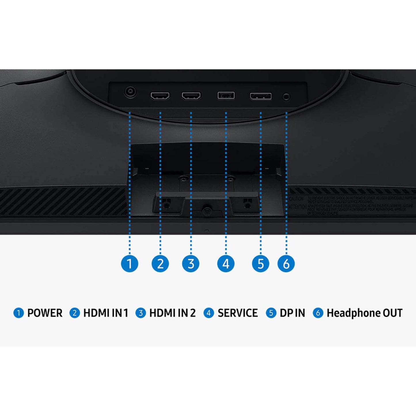 SAMSUNG - Monitor para juegos de resolución QHD Odyssey G5 G53F de 27 pulgadas, HDR10, frecuencia de actualización de 200 Hz, panel IPS, AMD FreeSync Premium, ecualizador negro, interruptor de fuente