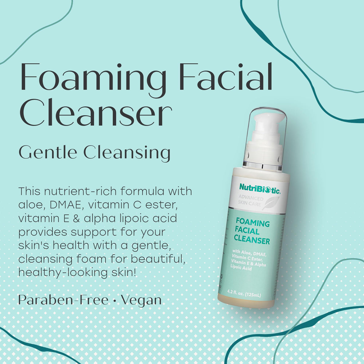 Nutribiotic - Foaming Facial Cleanser, 4.2 oz liquid