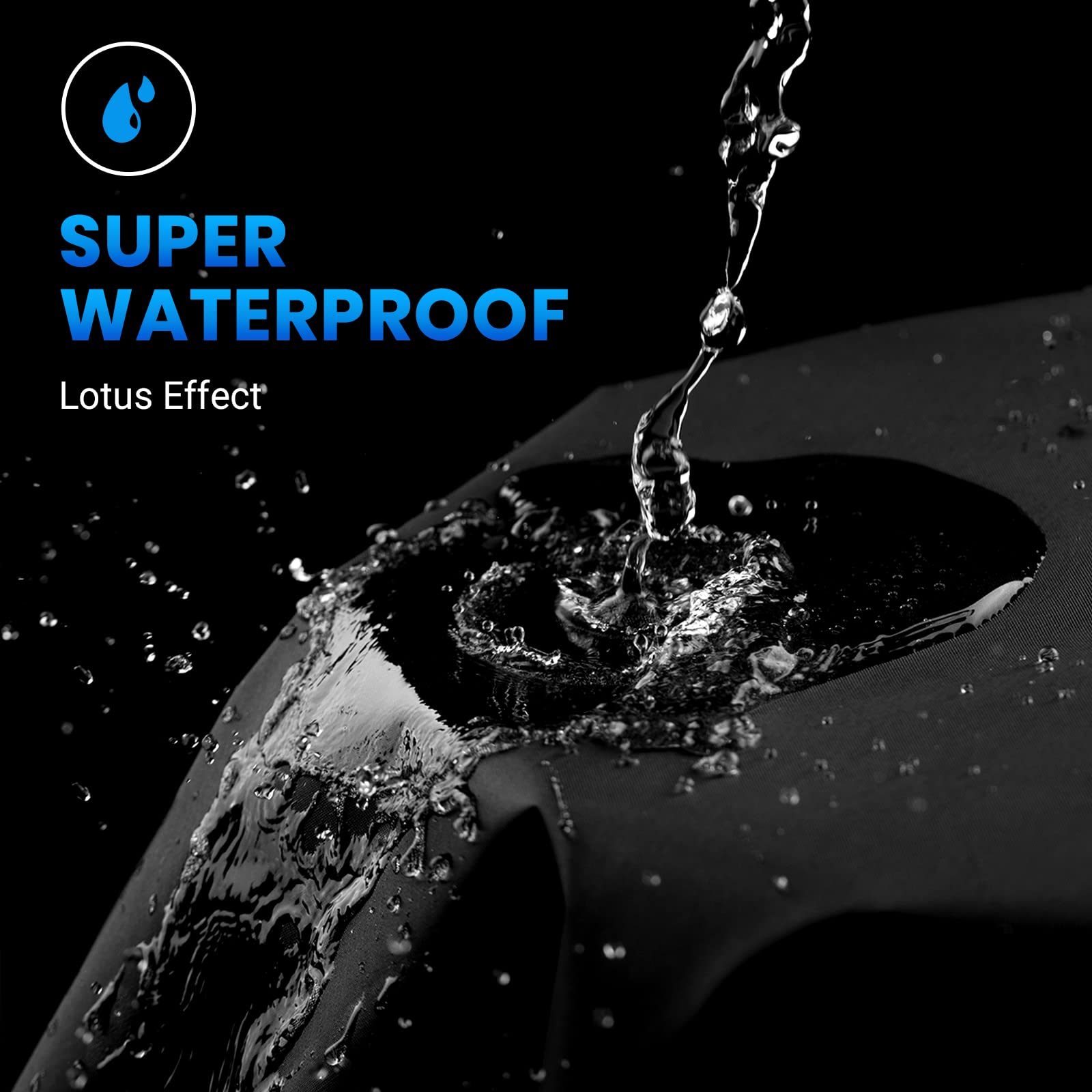 Favoto Funda para Motocicleta Impermeable para Exteriores, para Todo Tipo de Clima, protección contra el Polvo, la Lluvia y el Sol, a Prueba de Viento, con Orificio para Cerradura
