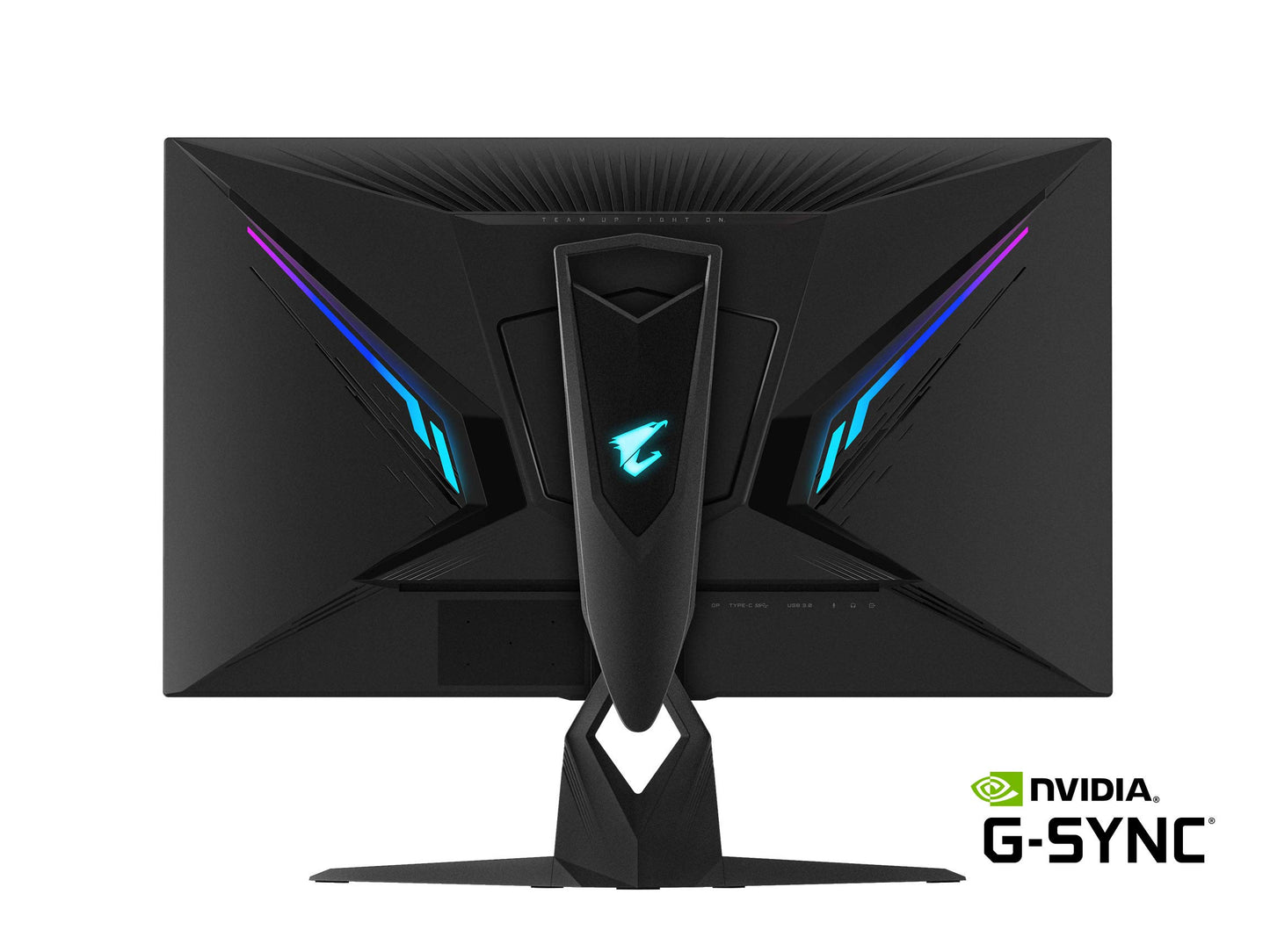 AORUS FI32Q 32" 165Hz 1440p HBR3, NVIDIA G-SYNC Compatible, Exclusive Built-in ANC, KVM, 2560x1440 Display, 1ms Response Time, HDR, 94% DCI-P3, 1x DisplayPort 1.4, 2x HDMI 2.0, 2x USB 3.0, 1x USB C
