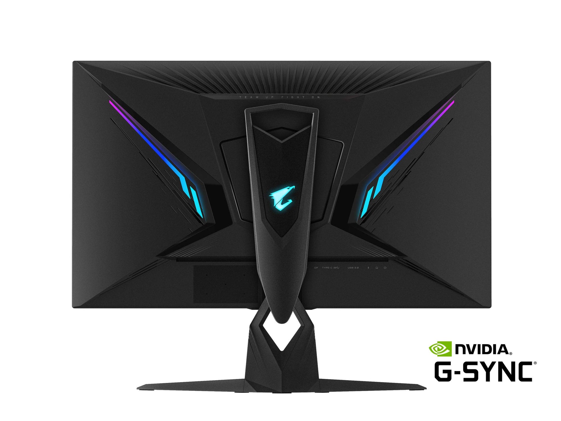 AORUS FI32Q 32" 165Hz 1440p HBR3, NVIDIA G-SYNC Compatible, Exclusive Built-in ANC, KVM, 2560x1440 Display, 1ms Response Time, HDR, 94% DCI-P3, 1x DisplayPort 1.4, 2x HDMI 2.0, 2x USB 3.0, 1x USB C