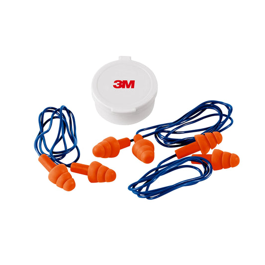 Tapón Auditivo 3M en T Reutilizable con Cable