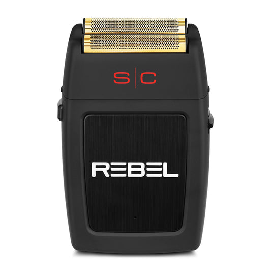 Afeitadora Eléctrica Stylecraft Rebel Negra con Pantalla LCD y Bloqueo para Viajes para Hombre