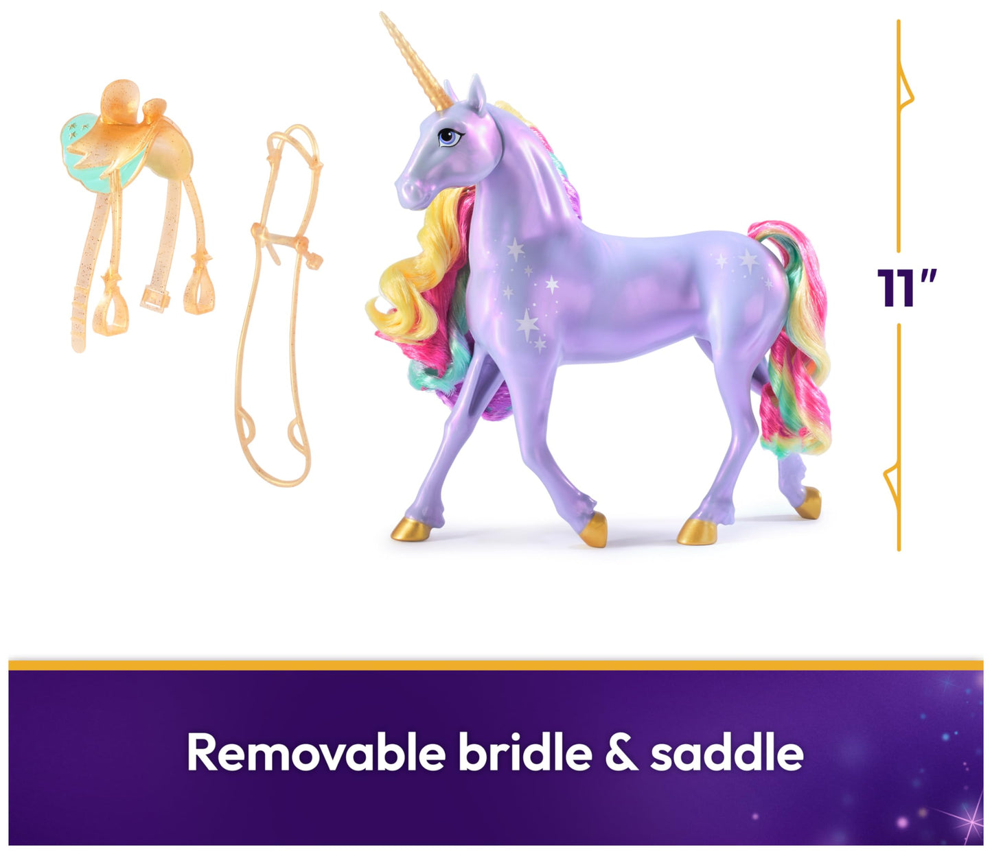 Juguete Unicornio Unicorn Academy Rainbow con Luces y Sonidos para Niñas
