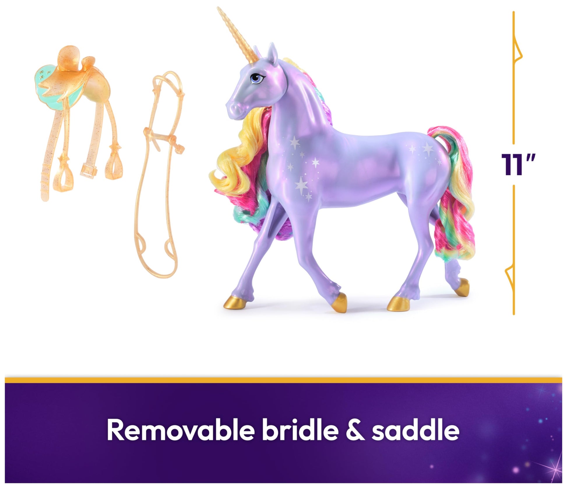 Juguete Unicornio Unicorn Academy Rainbow con Luces y Sonidos para Niñas
