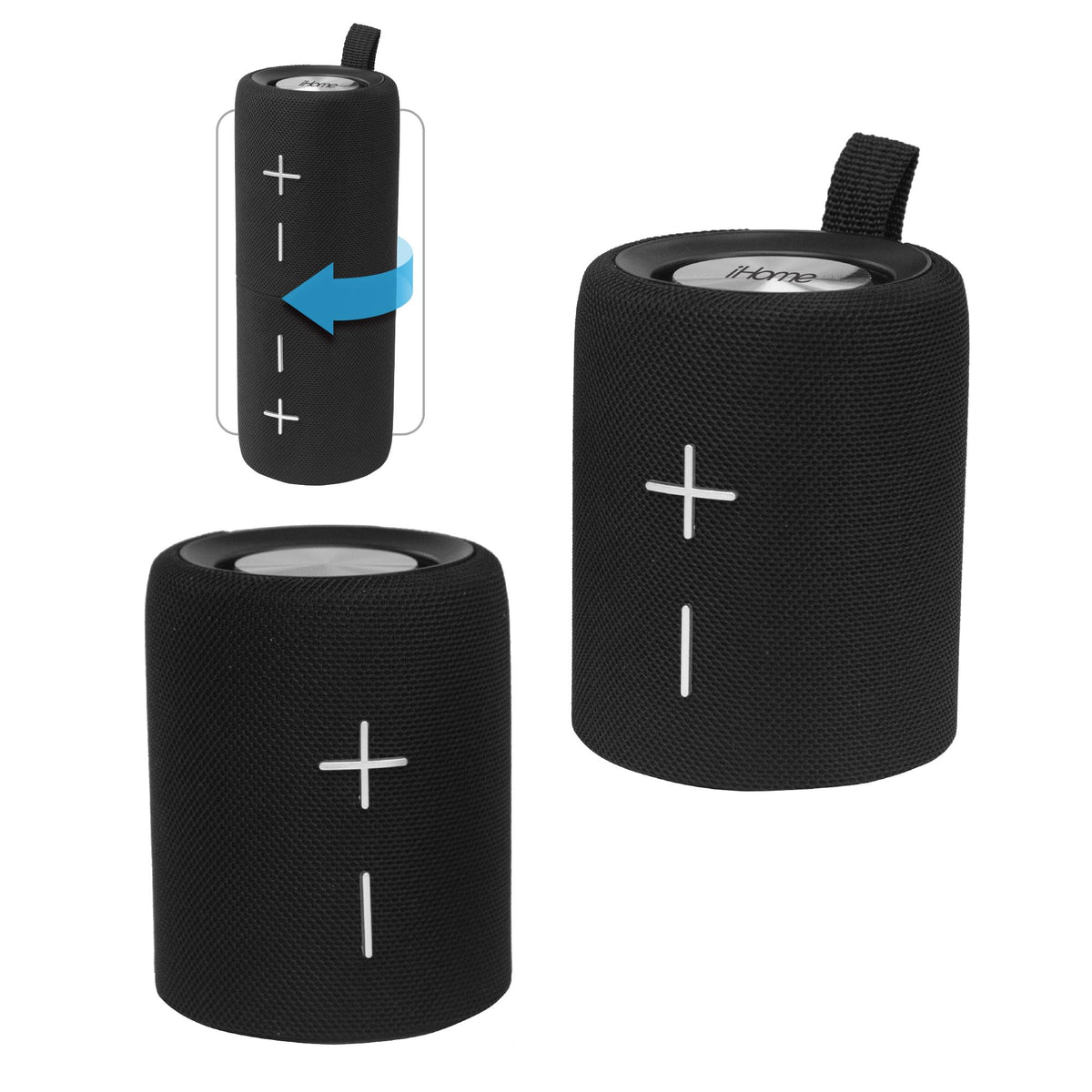 Altavoz Bluetooth iHome Inalámbrico con Opción Estéreo y Graves Mejorados