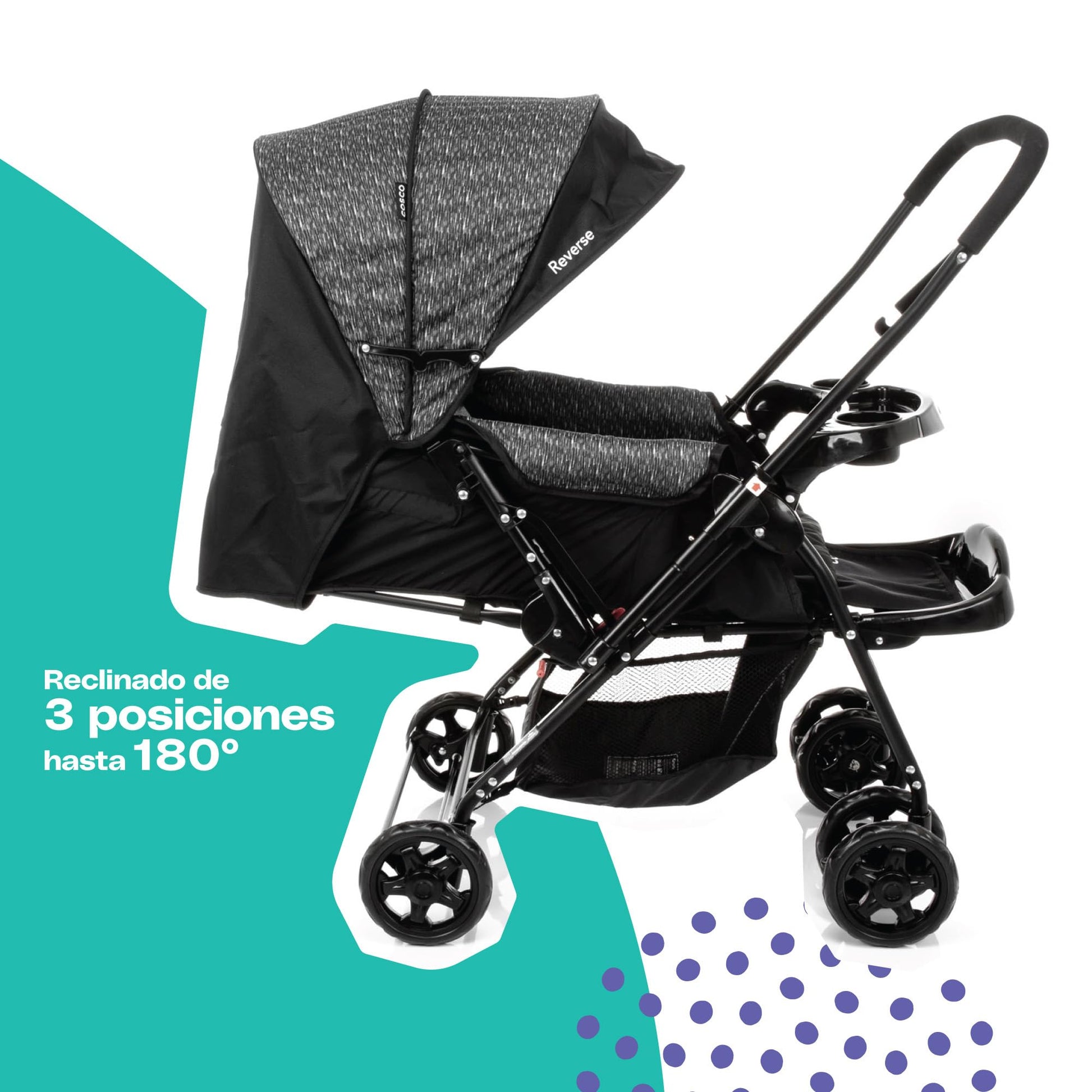 Carriola Cosco Negra Reverse