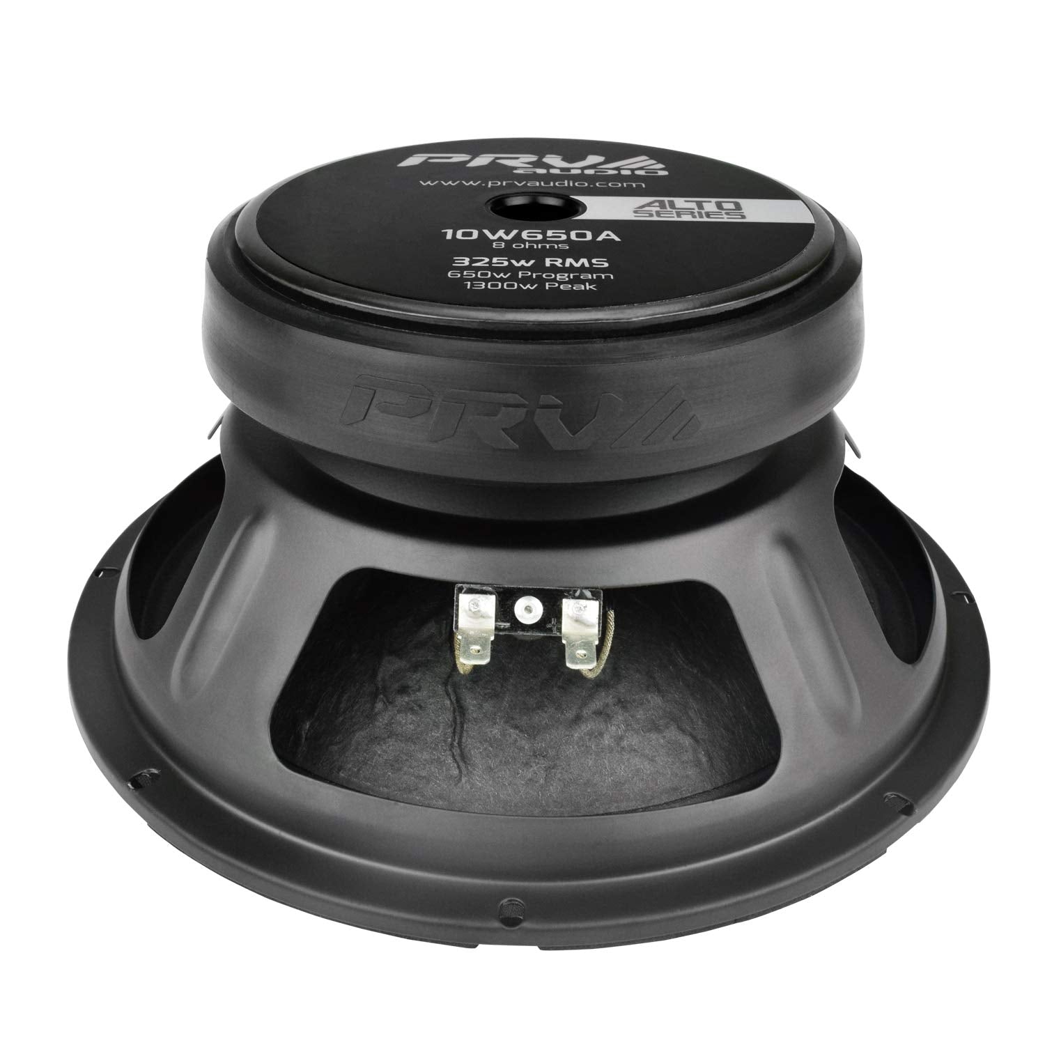 PRV AUDIO 10W650A Alto Series 10" Woofer 325 Watts RMS 8 ohms Pro Audio Speaker 97dB 2.5" VC (Single)