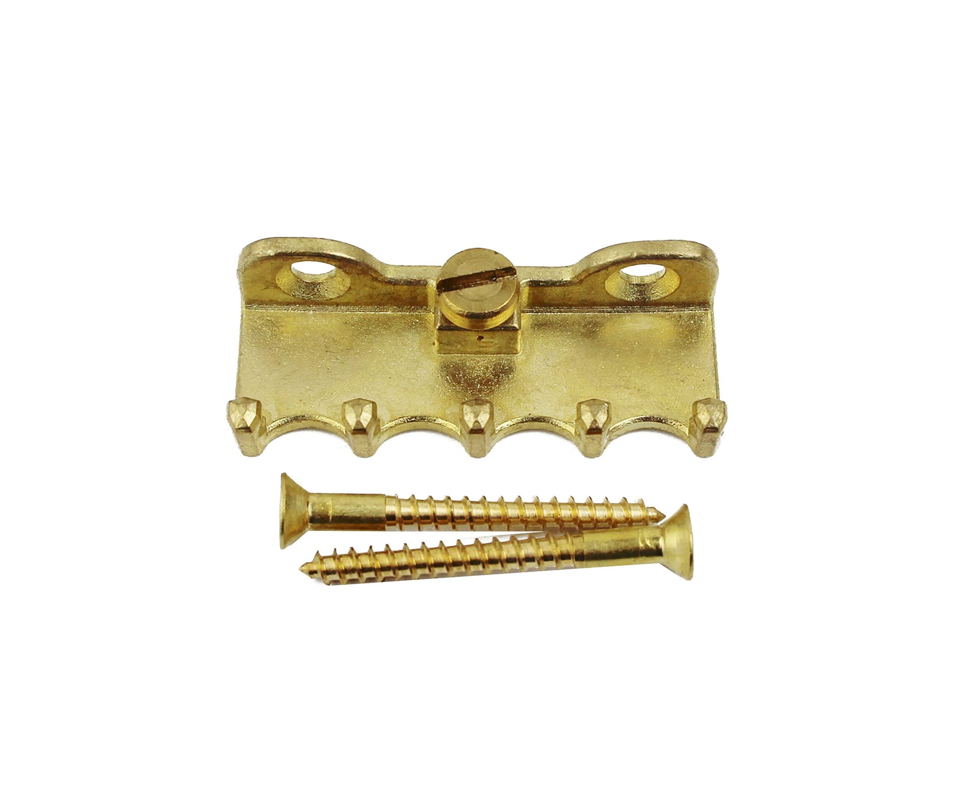 Guyker Pinza de resorte para guitarra eléctrica, gancho completo de latón macizo con tornillo
