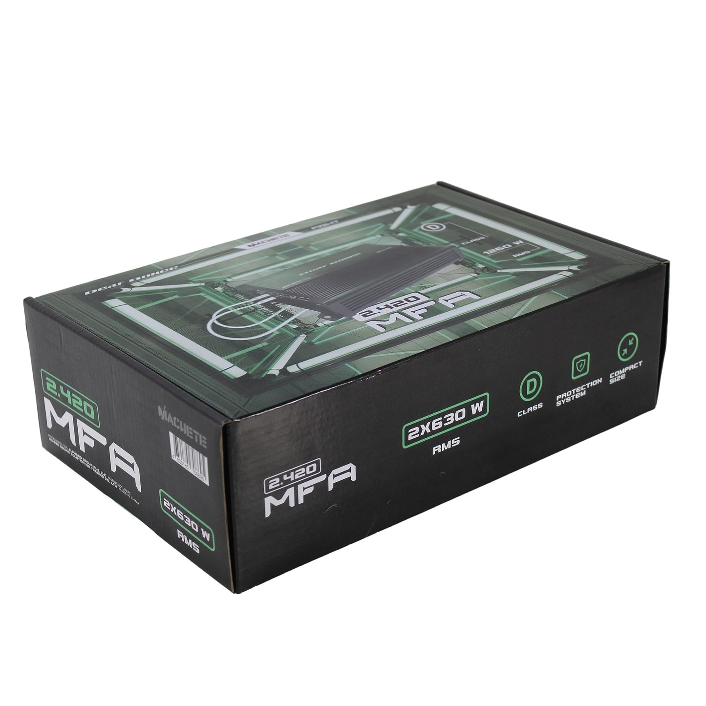 Amplificador de Lucha Sordo Bonce Machete 1260 W RMS Clase D de 2 Canales