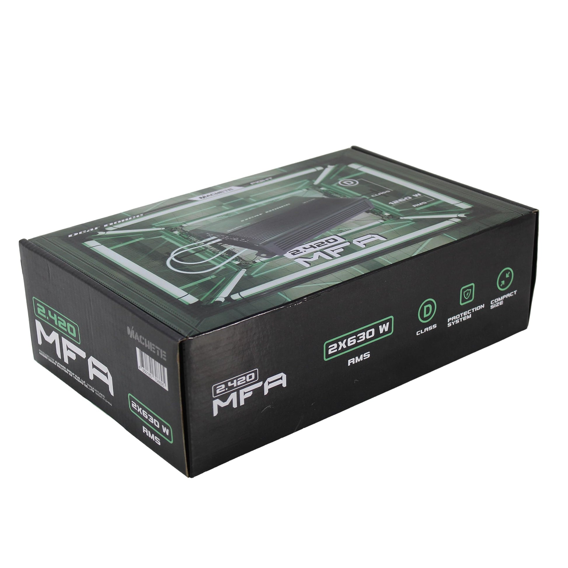 Amplificador de Lucha Sordo Bonce Machete 1260 W RMS Clase D de 2 Canales