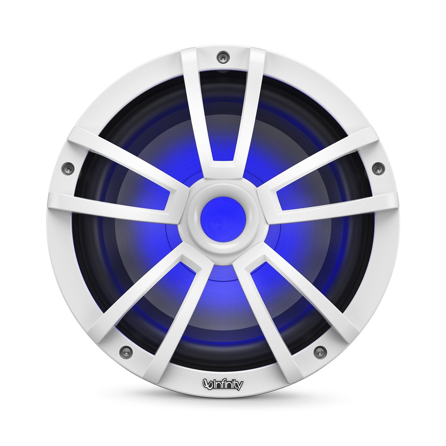 Infinity Mobile Marine Performance Series 10" subwoofer con iluminación RGB - Blanco