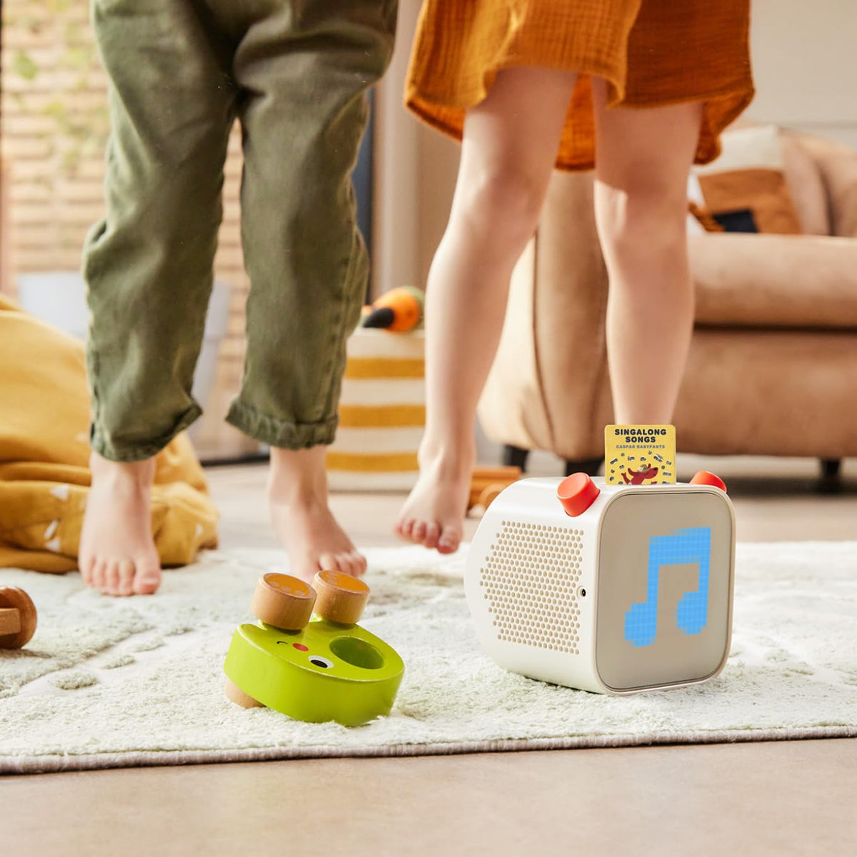 Altavoces Bluetooth YOTO 3.ª Gen Azul con Tarjeta Personalizable para Niños
