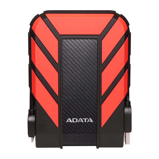 Disco Duro Externo ADATA Rojo Resistente a Golpes y Agua 2 TB Grado Militar