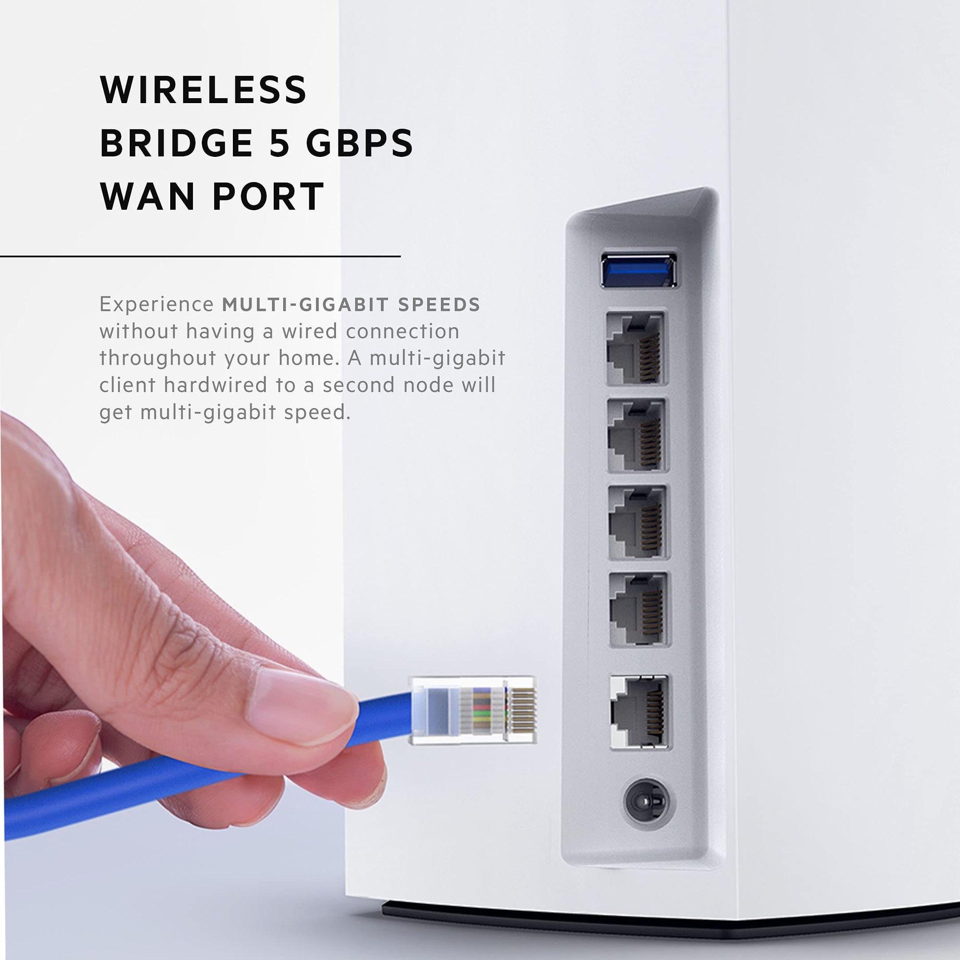 Linksys Atlas MAX 6E: Sistema WiFi 6E de Malla de Triple Banda, 1 Paquete