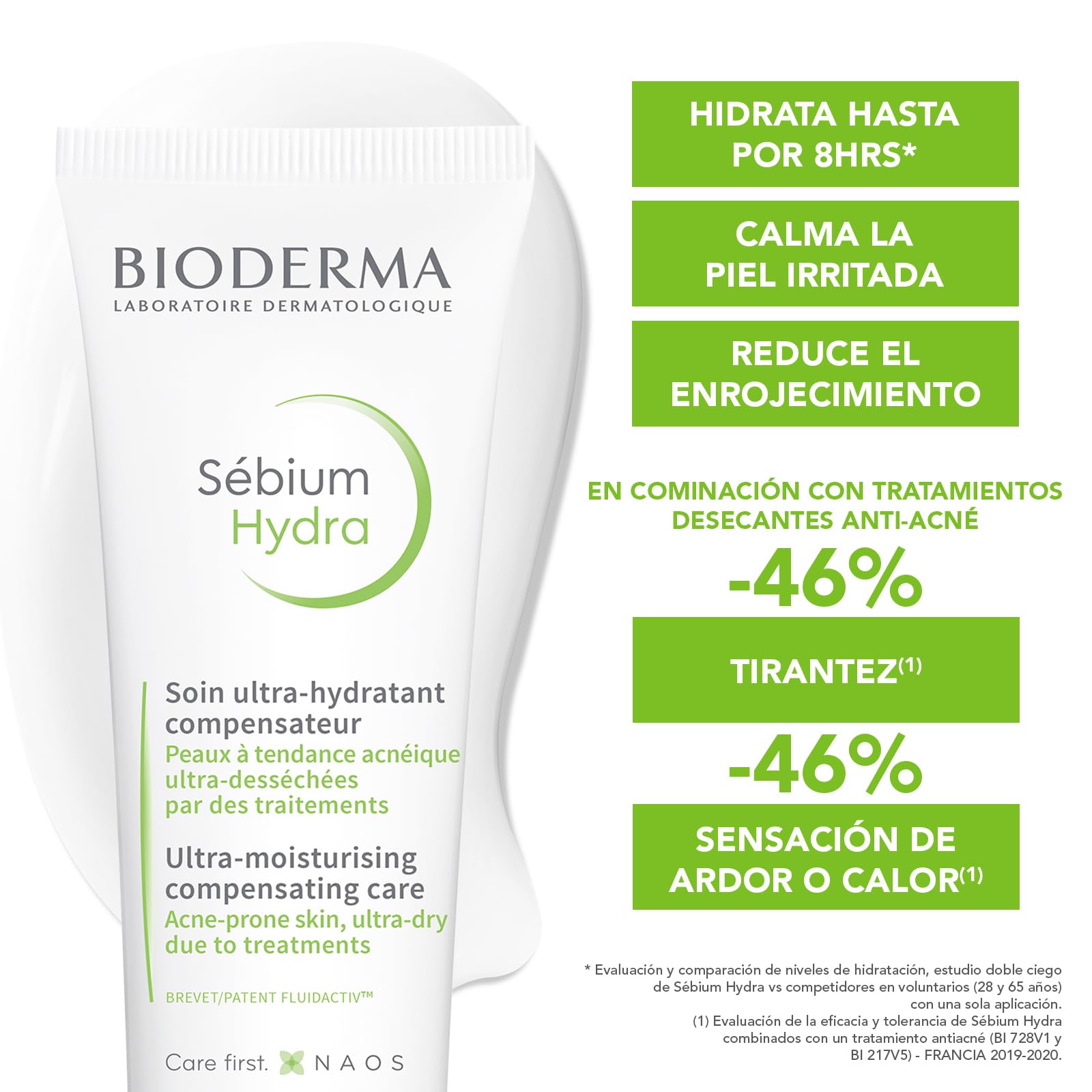 BIODERMA, BiPack Sébium Hydra, Crema Facial Hidratante Restauradora, Skincare Piel Grasa, Acción Hidratante por 24 Horas