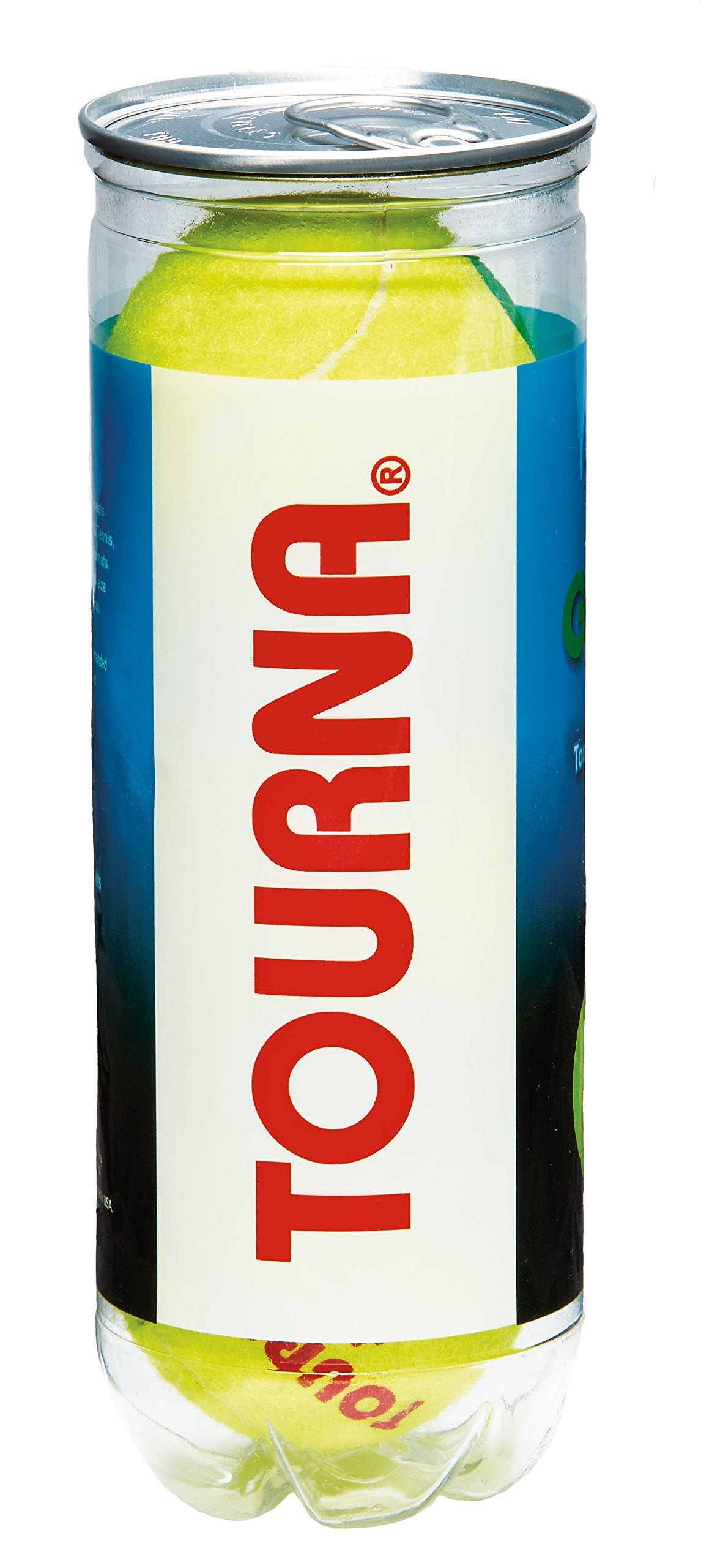 Pelotas de Tenis Tourna Verde Paquete de 12 aprobadas por la USTA