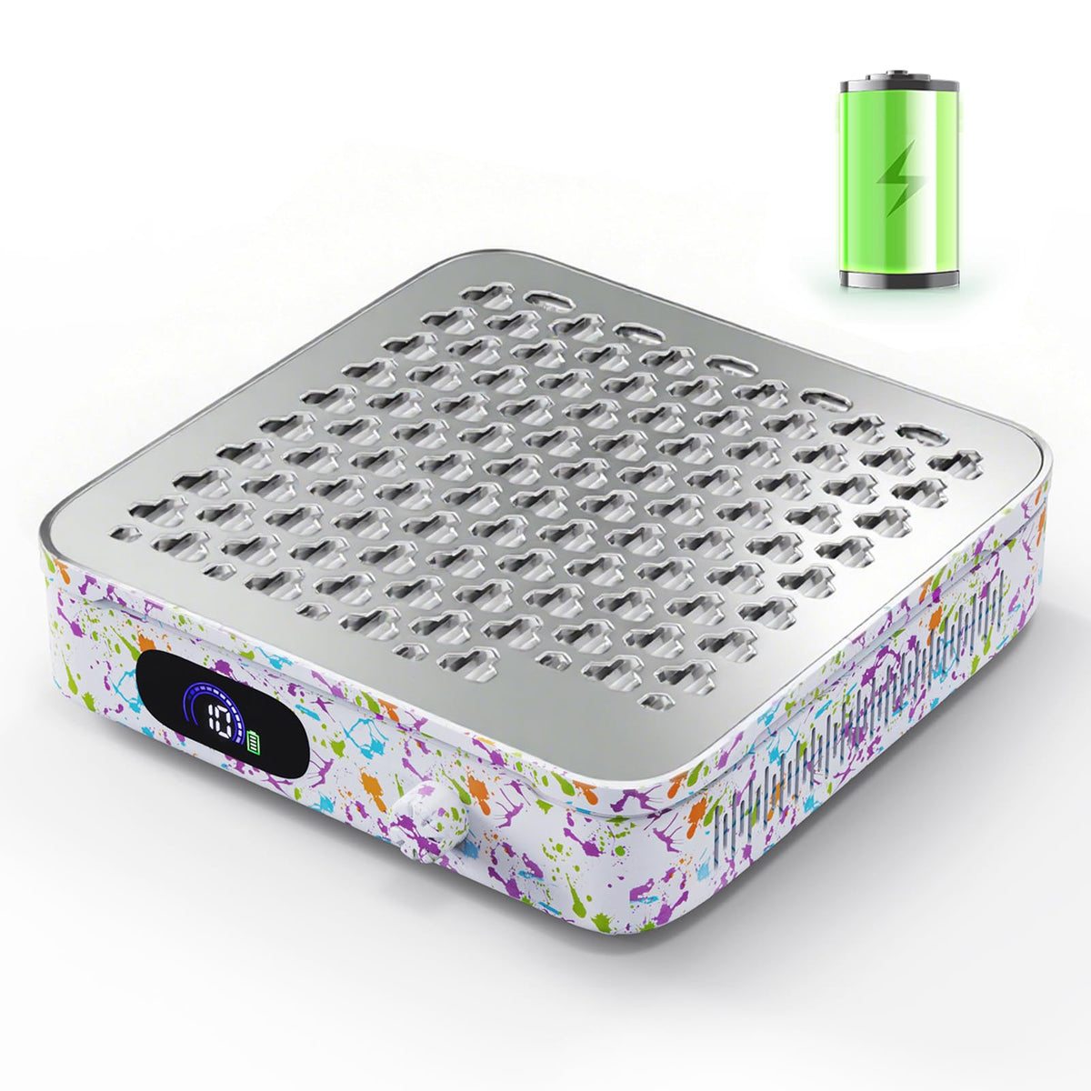 Colector de Polvo de Uñas Recargable Profesional con Filtro Reutilizable y Succión Potente inalámbrico