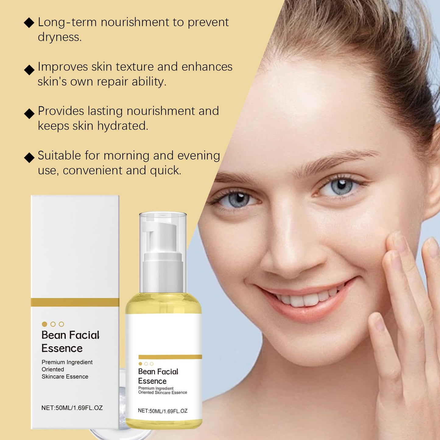 Suero Facial de Soja: Hidratante y Equilibrante para Todo Tipo de Piel