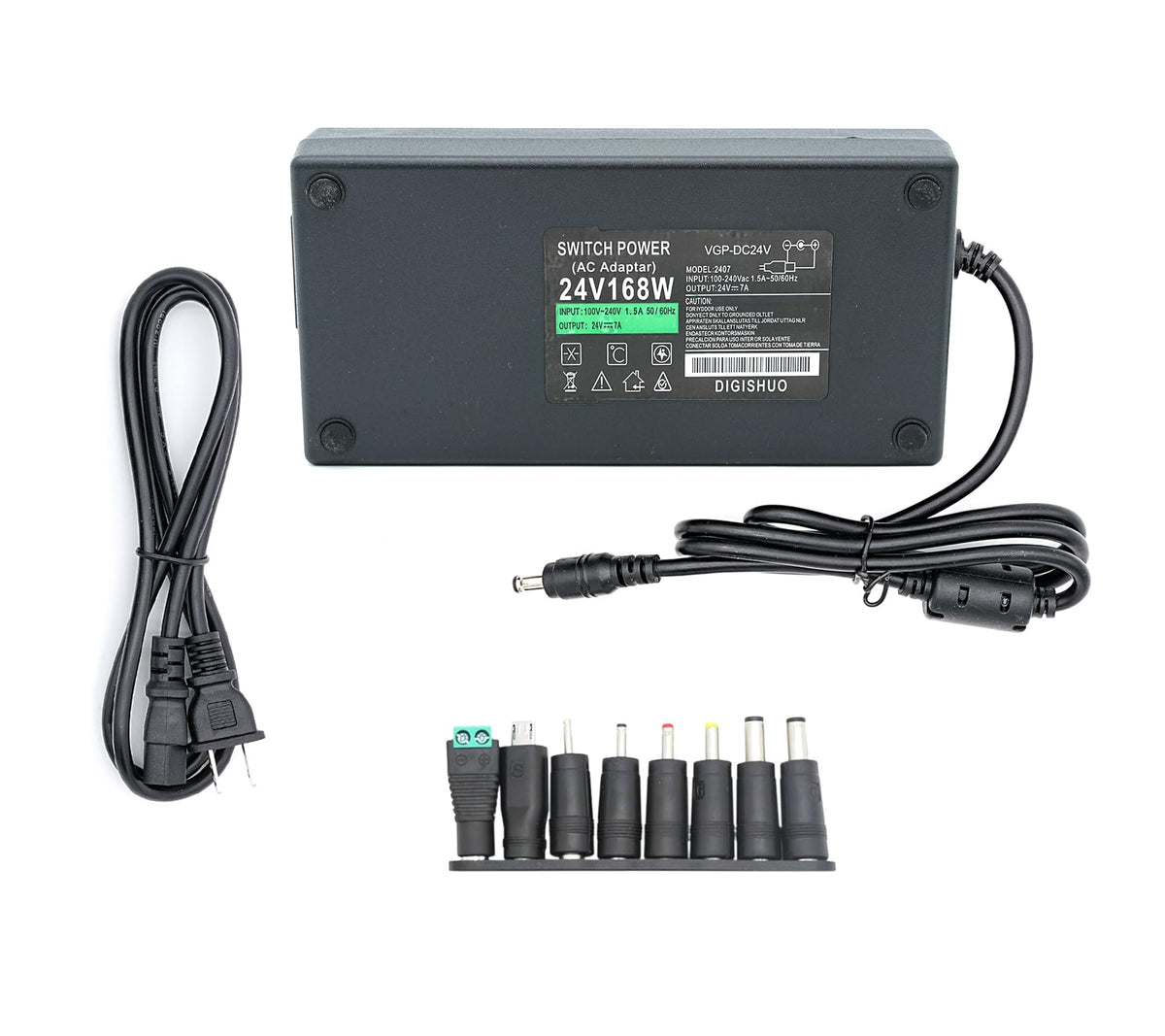 Adaptador de Fuente de Alimentación DIGISHUO 24V Transformador para Sistema de Seguridad LED Controlador de Tira de Luz